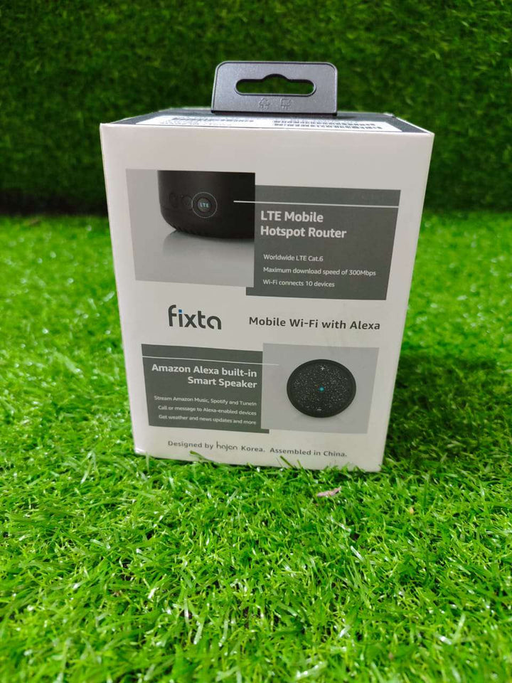 Fixta LTE Hotspot, Bluetooth Alexa smart Speaker