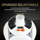 Football Foldable Solar Light, Emergency Home Camping Night Lights, Portable USB Rechargeable LED Search Light,4 sided light